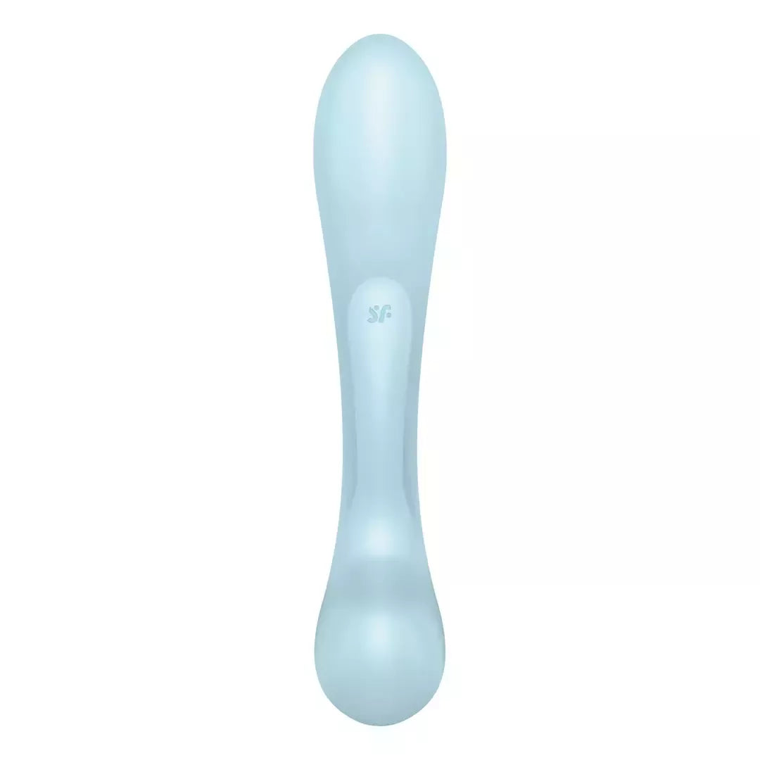 Satisfyer Triple Oh triušio tipo vibratorius ir masažuoklis, silikoninis, rožinis