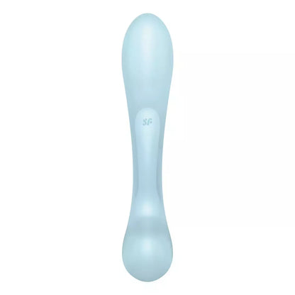 Satisfyer Triple Oh triušio tipo vibratorius ir masažuoklis, silikoninis, rožinis