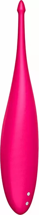 Satisfyer Twirling Fun Tip vibratorius – tikslinga stimuliacija, baltas