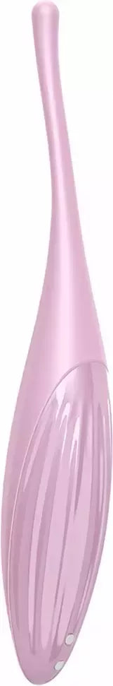 Satisfyer Twirling Joy precizinio antgalio vibratorius, rožinis, įkraunamas per USB