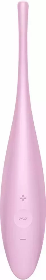 Satisfyer Twirling Joy precizinio antgalio vibratorius, rožinis, įkraunamas per USB