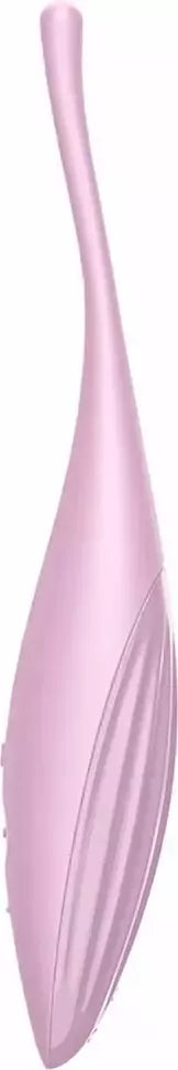 Satisfyer Twirling Joy precizinio antgalio vibratorius, rožinis, įkraunamas per USB
