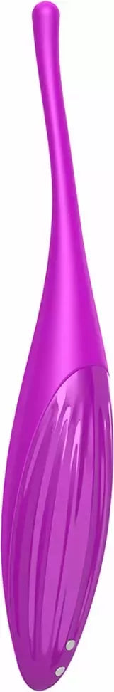 Satisfyer Twirling Joy tikslaus antgalio vibratorius USB rožinis