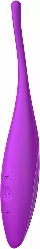 Satisfyer Twirling Joy tikslaus antgalio vibratorius USB rožinis