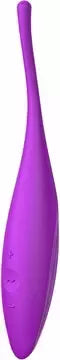 Satisfyer Twirling Joy tikslaus antgalio vibratorius USB rožinis