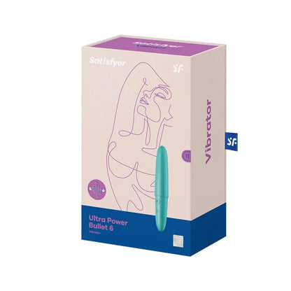 Satisfyer Ultra Power Bullet 6 Turquoise – kompaktiškas vibracinis prietaisas