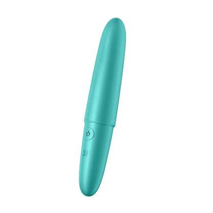 Satisfyer Ultra Power Bullet 6 Turquoise – kompaktiškas vibracinis prietaisas
