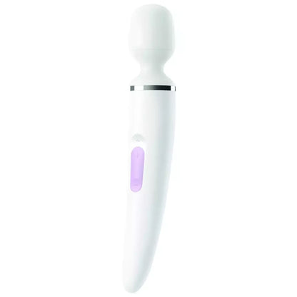 Satisfyer Wand-er Woman White XXL masažuoklis, 50 režimų, vandeniui atsparus