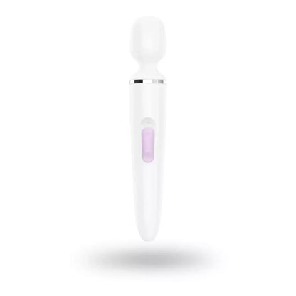 Satisfyer Wand-er Woman White XXL masažuoklis, 50 režimų, vandeniui atsparus