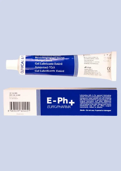 Scala Selection Europharma E-PhPlus sterilus lubrikantas 82 g, vandens pagrindo skaidrus gelis