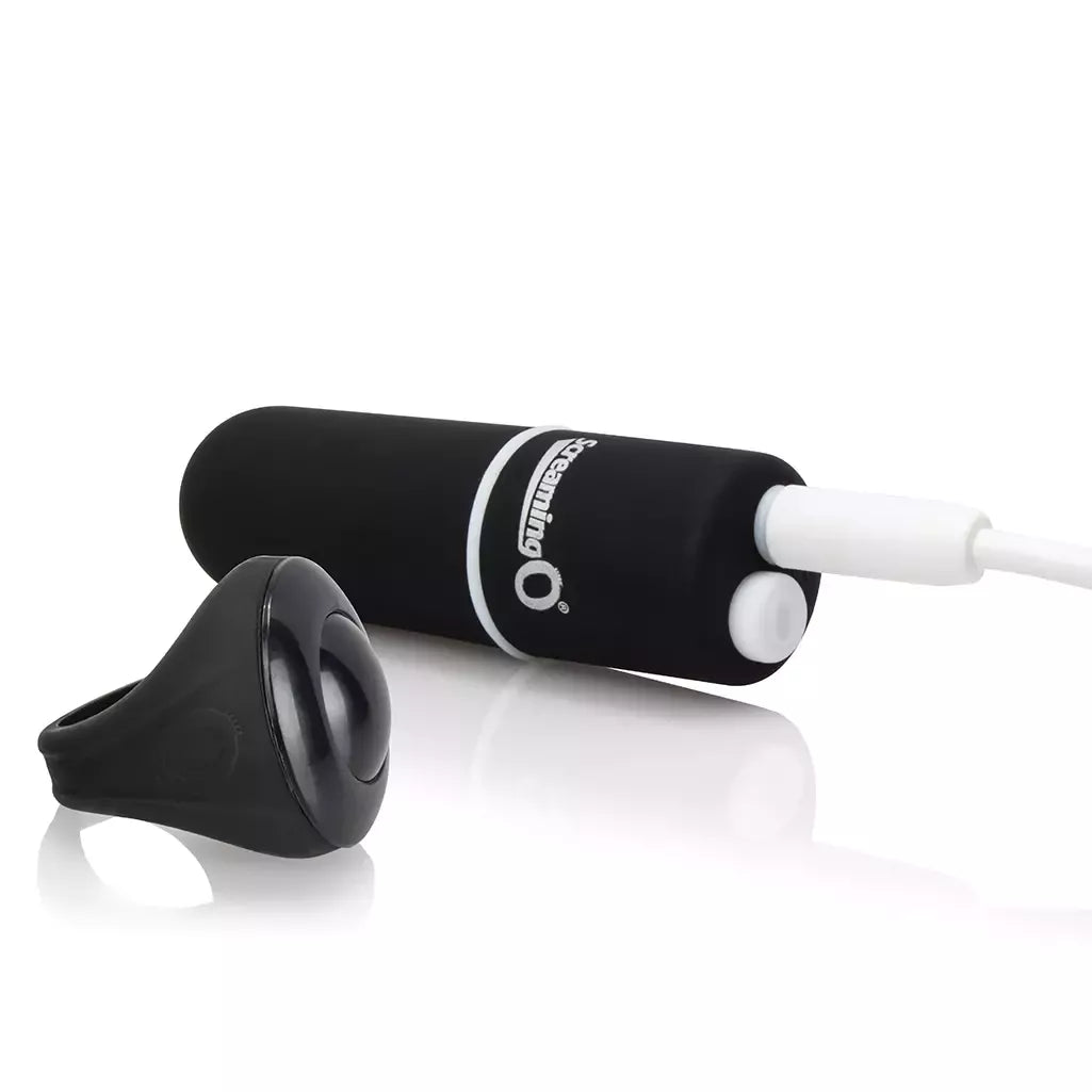 Screaming O Charged Remote-Control Intimate Panty Set Black įkraunamas