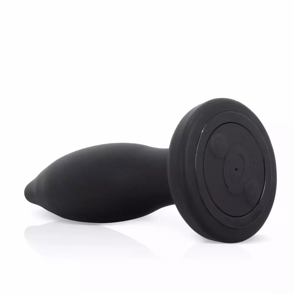 Screaming O Charged Remote Plug Black – įkraunamas silikoninis, 4 colių dydžio