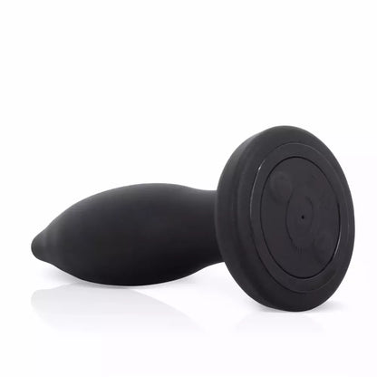 Screaming O Charged Remote Plug Black – įkraunamas silikoninis, 4 colių dydžio
