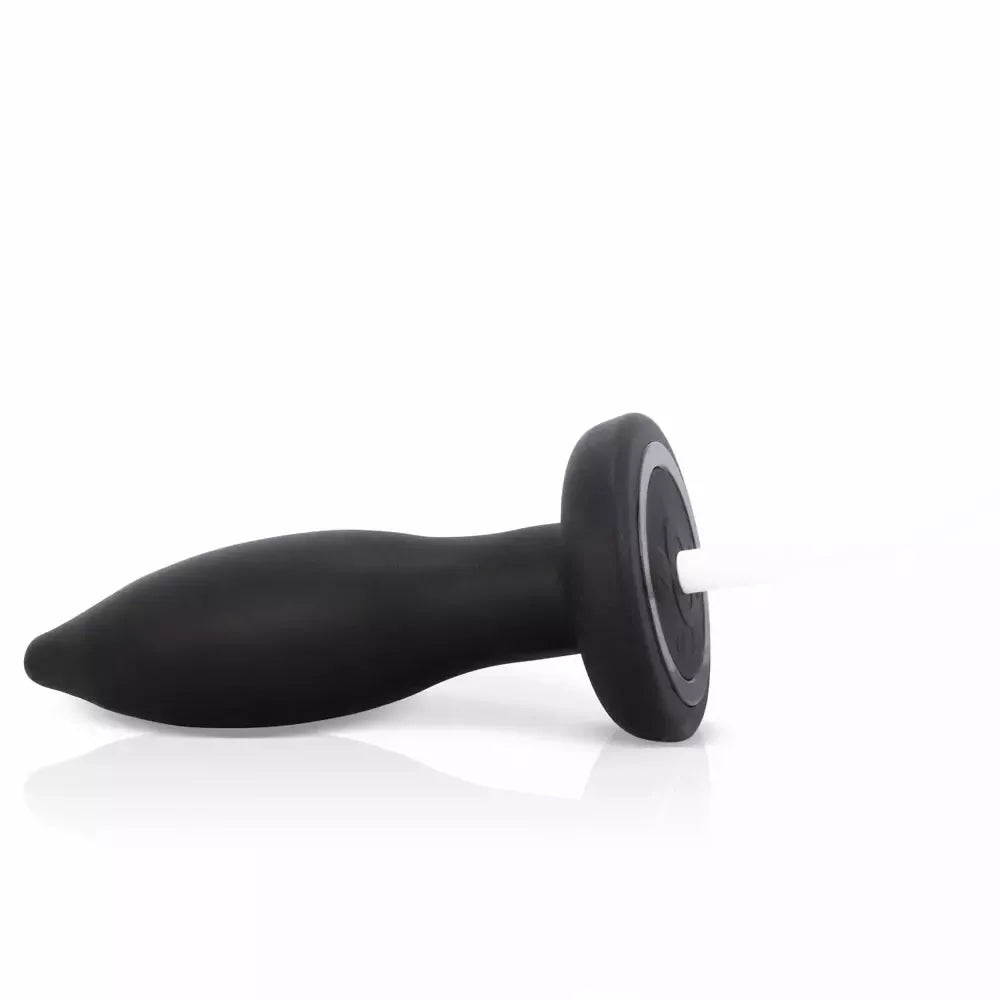 Screaming O Charged Remote Plug Black – įkraunamas silikoninis, 4 colių dydžio