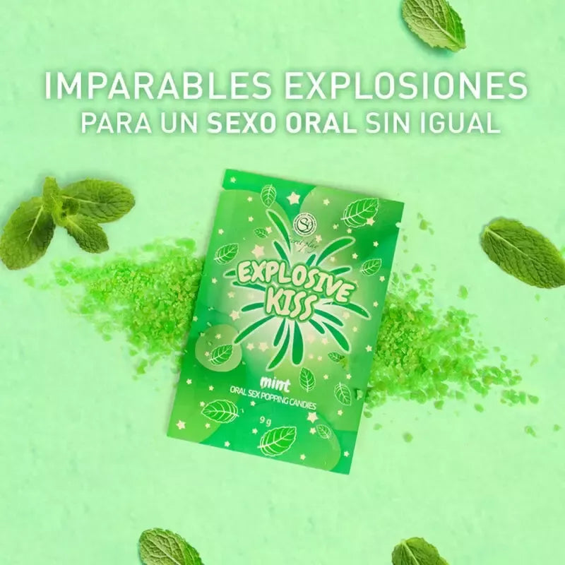 Secret Play Mint Popping Candies 9g – gaivūs tirpstantys saldainiai