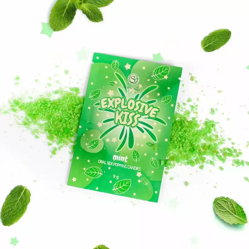Secret Play Mint Popping Candies 9g – gaivūs tirpstantys saldainiai