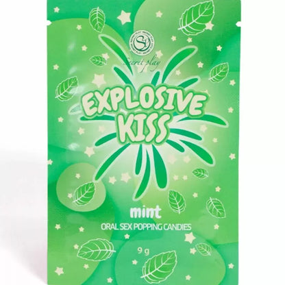 Secret Play Mint Popping Candies 9g – gaivūs tirpstantys saldainiai