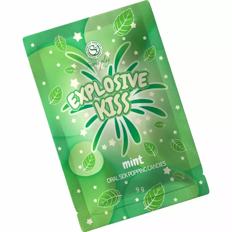 Secret Play Mint Popping Candies 9g – gaivūs tirpstantys saldainiai