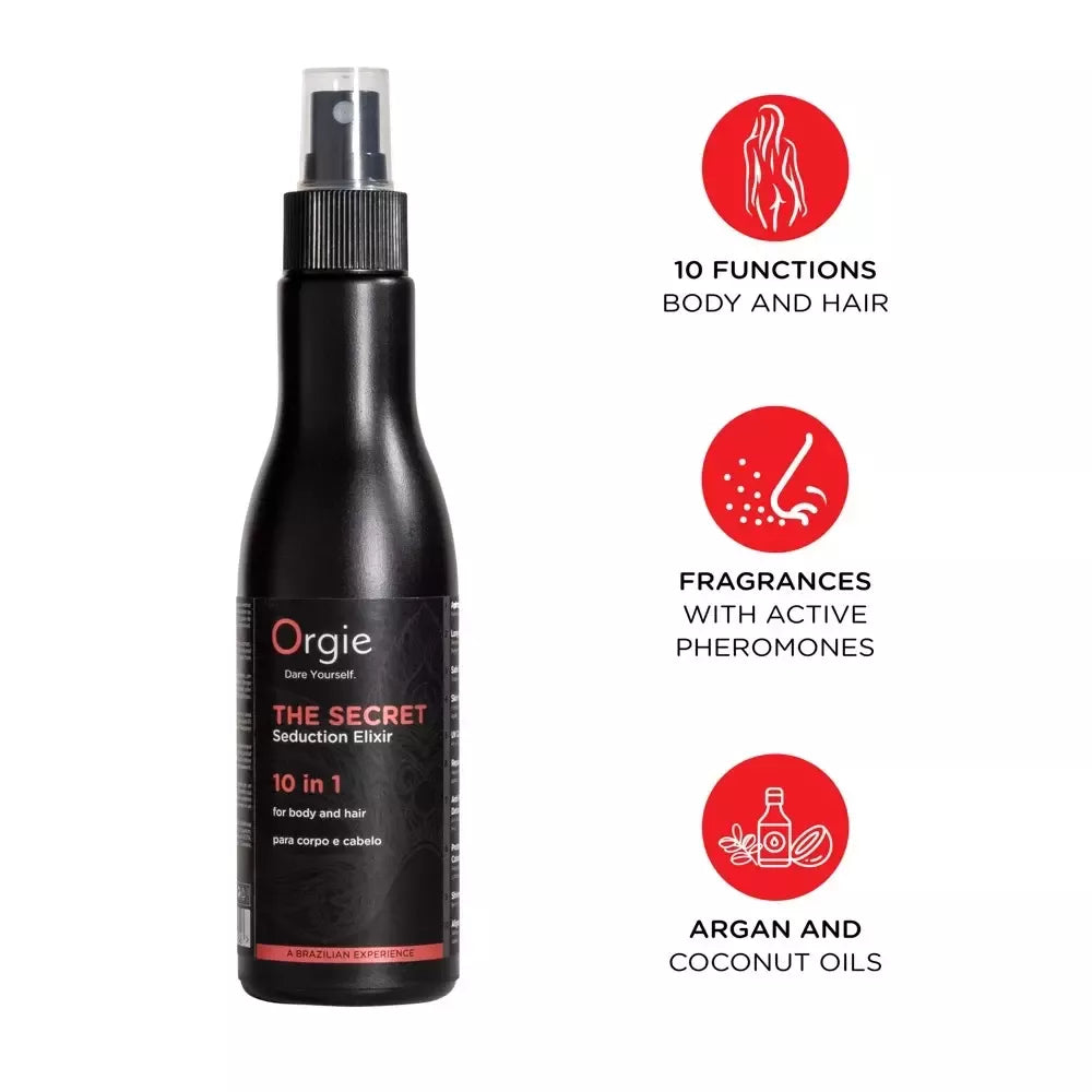 Secret Seduction Elixir 200 ml daugiafunkcis plaukų ir odos serumas moterims