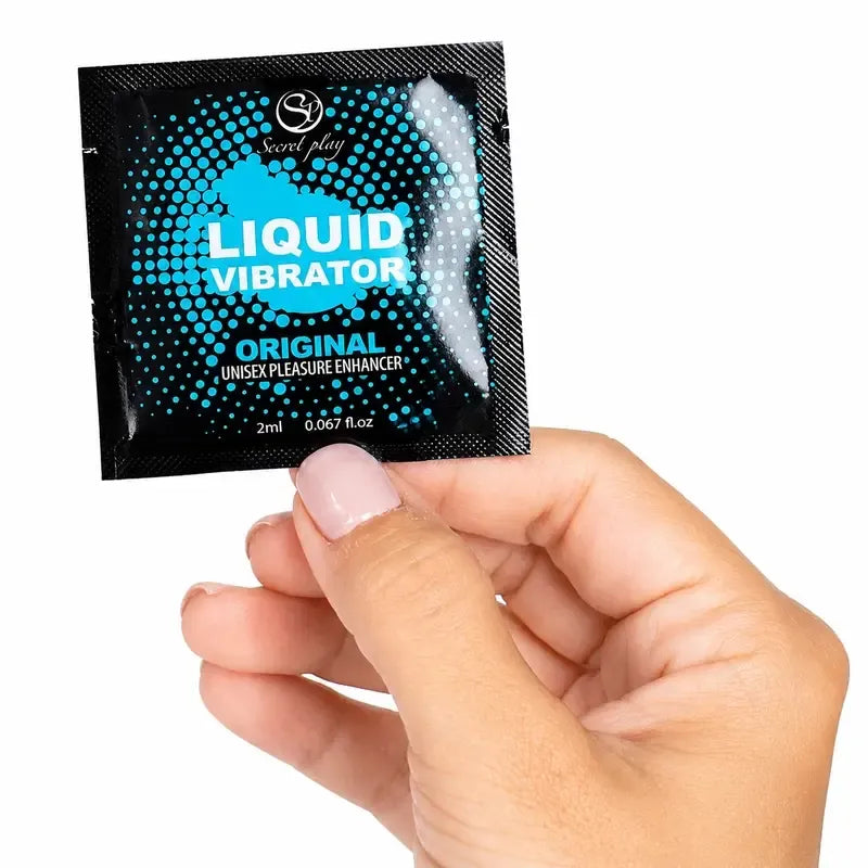 SECRETPLAY Liquid Vibrator Unisex gelis 2 ml – veganiška natūrali formulė, paketėlis
