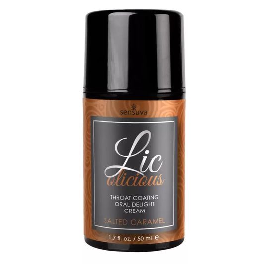 Sensuva Lic-o-licious Salted Caramel valgomas kremas, 50 ml