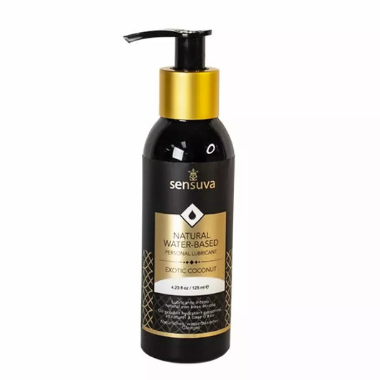 Sensuva Natural vandens pagrindo lubrikantas Coconut 125ml, švelnios formulės
