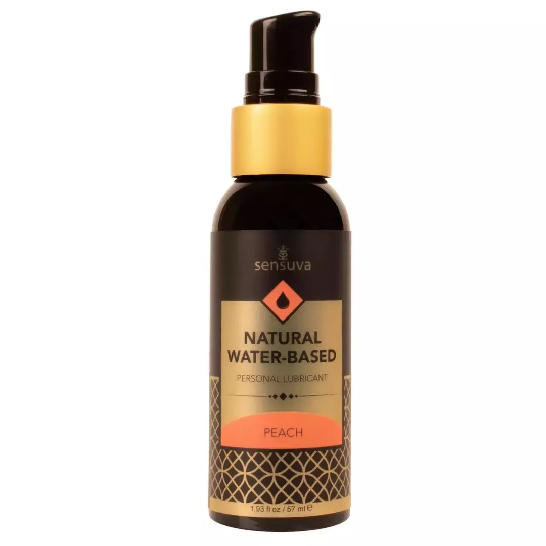 Sensuva Natural Water-Based Lubricant Peach 57 ml – švelnus drėkinimas