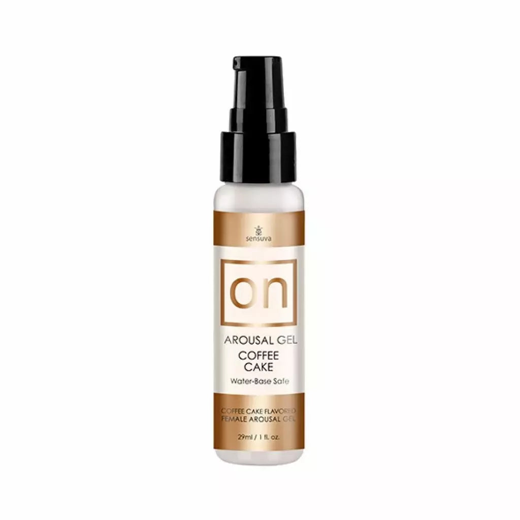Sensuva ON Arousal Gel Coffee Cake 29ml – Intymus gelis vandens pagrindu