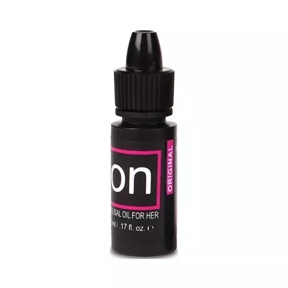 Sensuva ON Arousal Oil moterims 5 ml – natūrali botaninė formulė