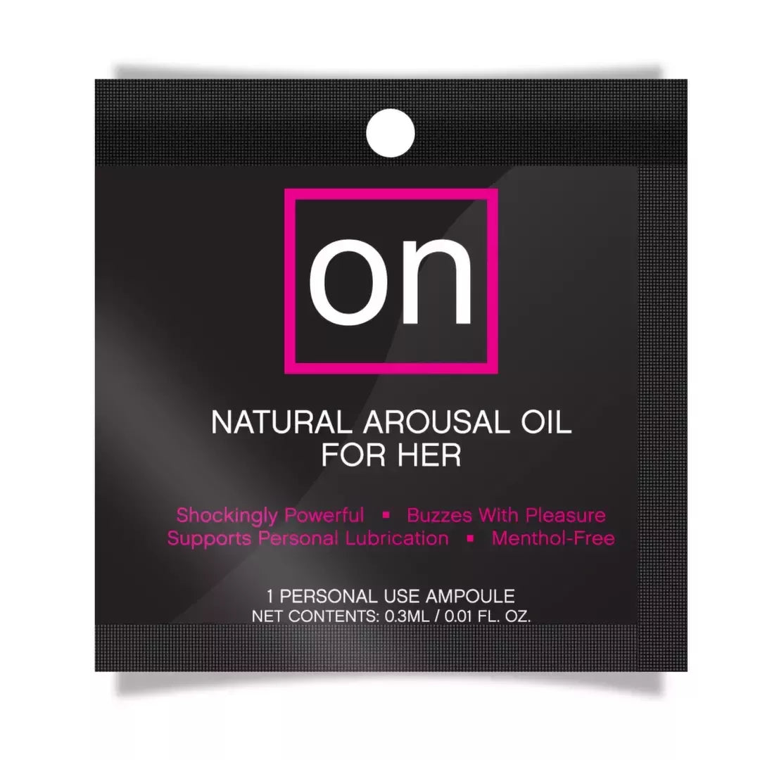 Sensuva ON Arousal Oil Original 0,3 ml – natūrali intymios priežiūros formulė
