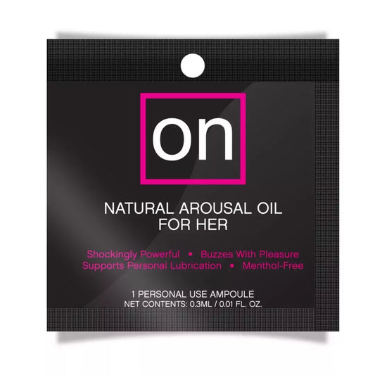 Sensuva ON Arousal Oil Original 0,3 ml – natūrali intymios priežiūros formulė
