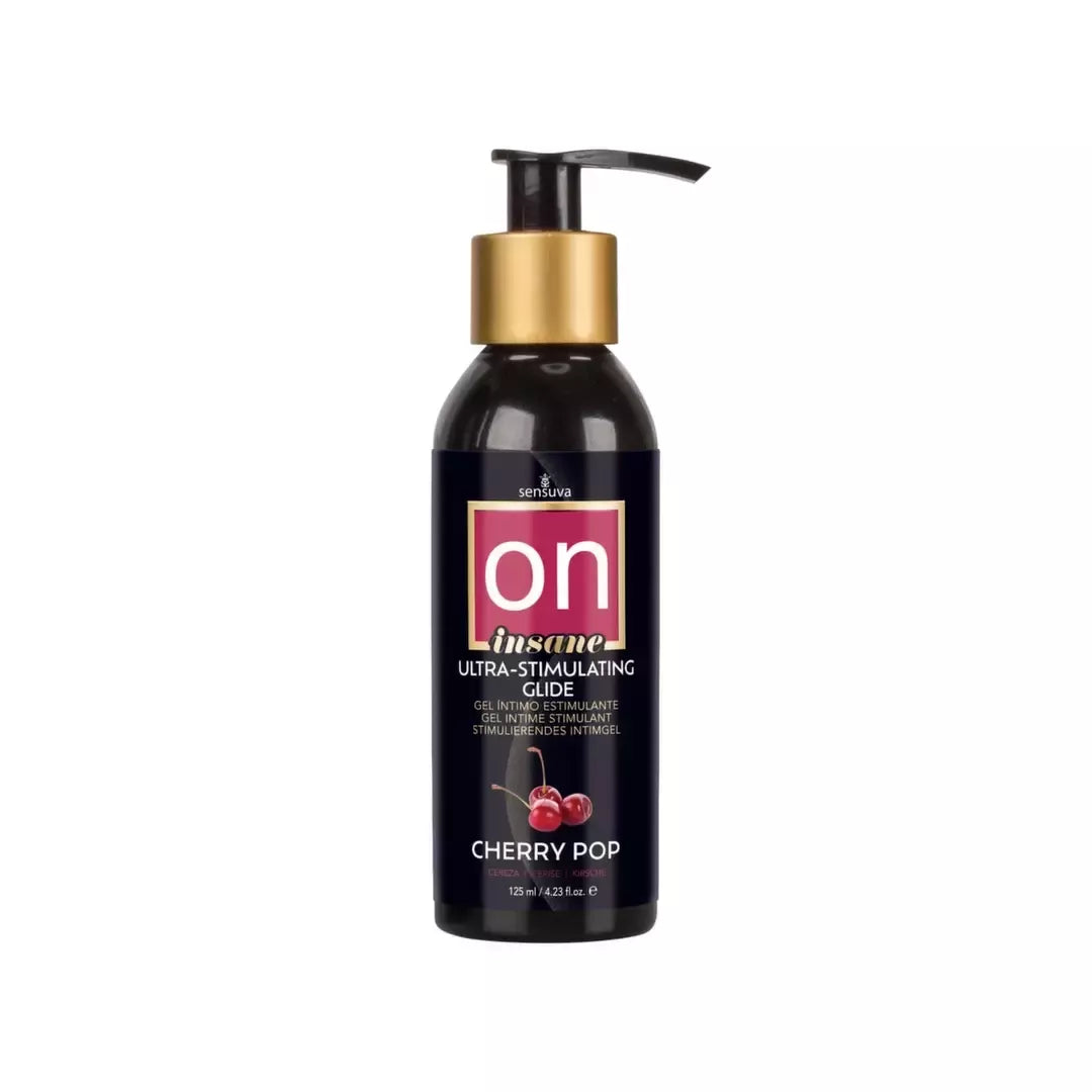 Sensuva ON Insane Cherry Pop 125 ml hibridinis intymus gelis