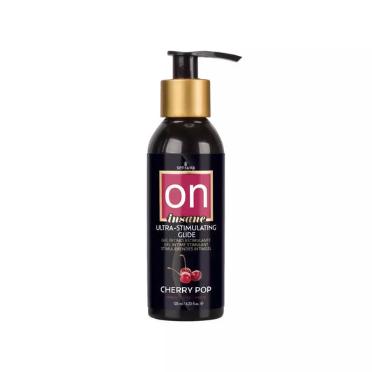 Sensuva ON Insane Cherry Pop 125 ml hibridinis intymus gelis