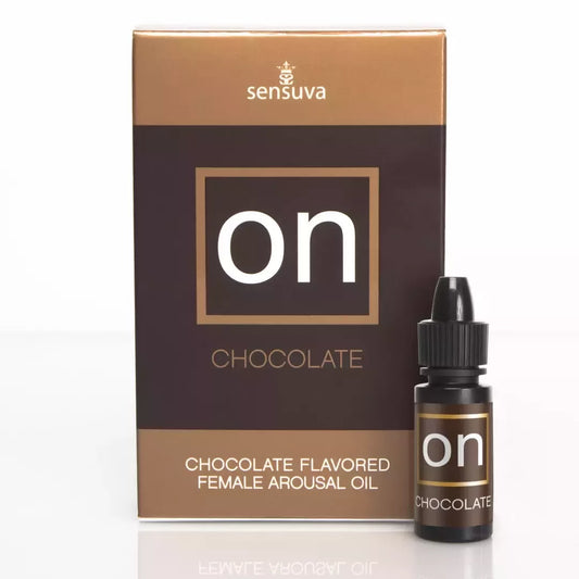 Sensuva ON Intimate Stimulation Oil šokolado skonio, 5 ml