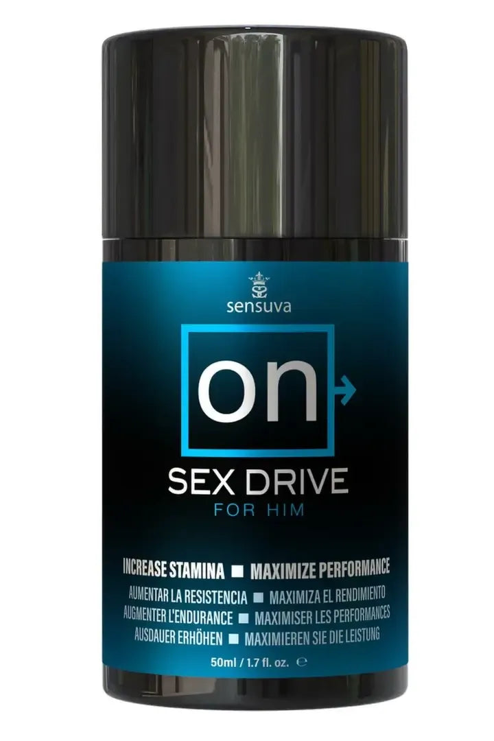 Sensuva ON Sex Drive 50 ml – kasdienis kremas vyrams su augaliniais ekstraktais