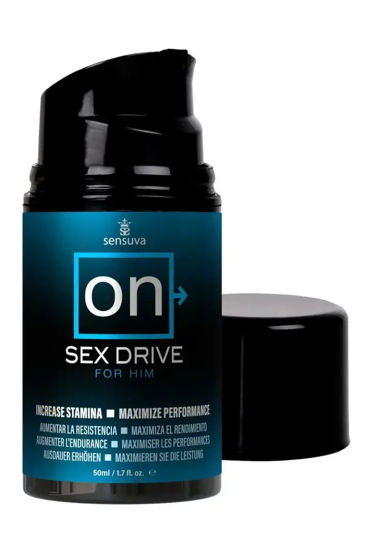 Sensuva ON Sex Drive 50 ml – kasdienis kremas vyrams su augaliniais ekstraktais
