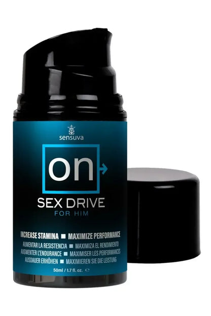 Sensuva ON Sex Drive 50 ml – kasdienis kremas vyrams su augaliniais ekstraktais