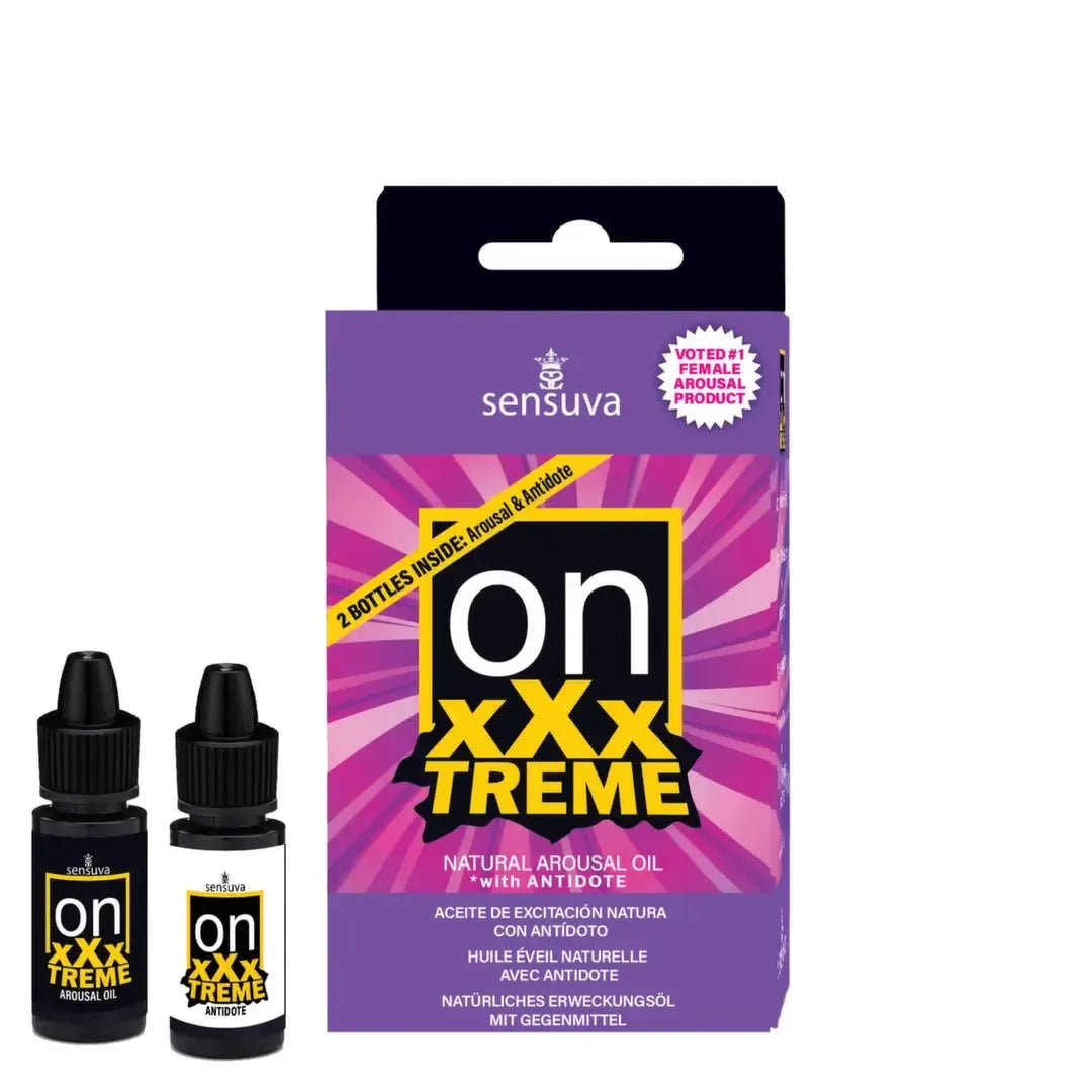 Sensuva ON xXxTreme Arousal Oil Medium Box 5ml – Išplėstinės formulės rinkinys