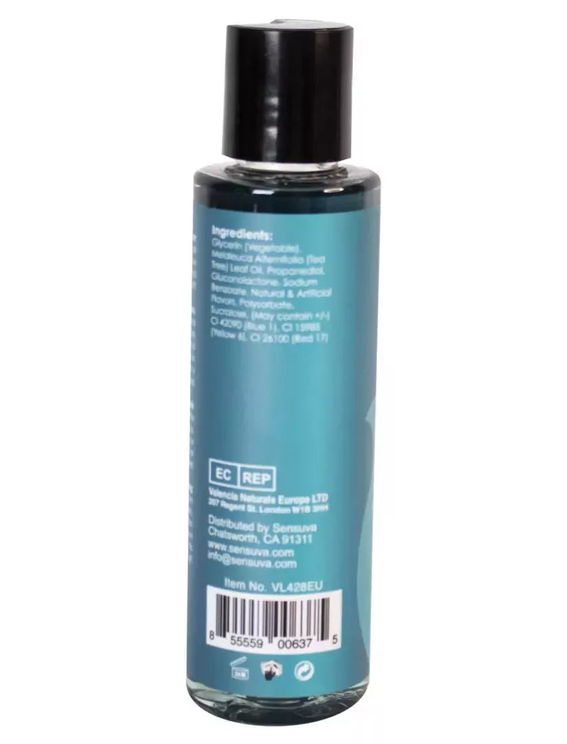 Sensuva Sizzle Lips valgoamasis šildomasis gelis Blueberry Ice Pop 125 ml