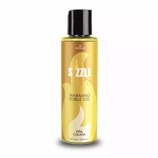 Sensuva Sizzle Lips valgomas šildomasis gelis Pina Colada 125ml