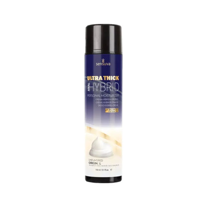 Sensuva Ultra-Thick Hybrid drėkiklis, aukšto pH, be kvapiklių, 150 ml