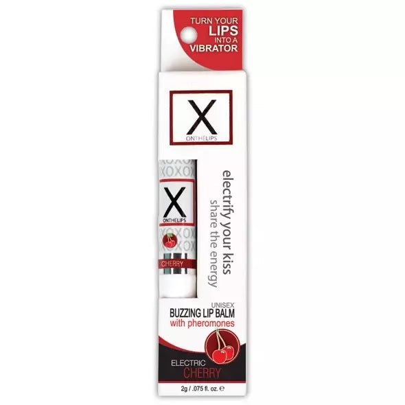 Sensuva X On The Lips Cherry feromoninis lūpų balzamas 2g