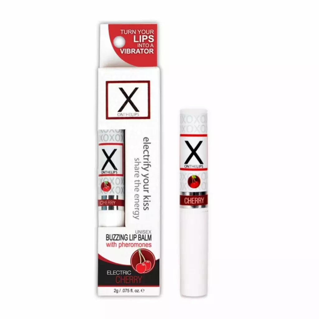 Sensuva X On The Lips Cherry feromoninis lūpų balzamas 2g