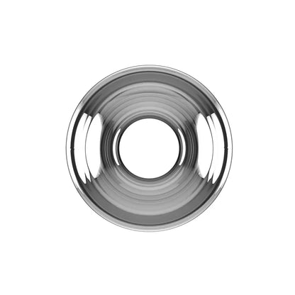 Shots No.49 Hollow Tunnel Plug Small – silikoninis, 77 mm, juodas
