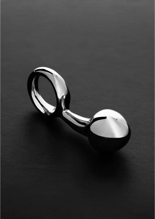 Shots Steel Prostate Plug 39mm – ergonomiškas nerūdijančio plieno intymus prietaisas