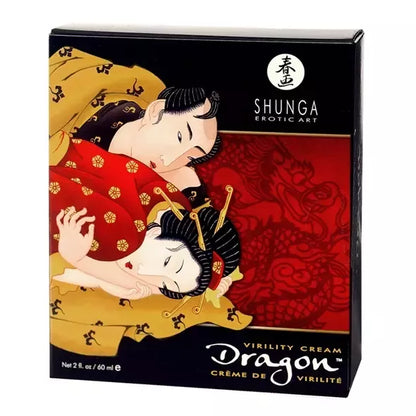 Shunga Dragon Cream 60 ml – žolelių pagrindu sukurta formulė vyrų gyvybingumui