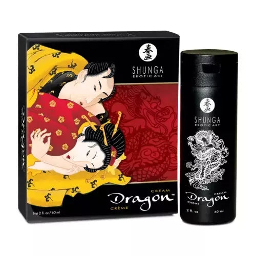 Shunga Dragon Cream 60 ml – žolelių pagrindu sukurta formulė vyrų gyvybingumui