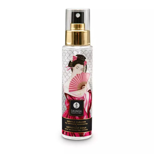Shunga Gentle Toy Cleaner 135ml – universalus intymių aksesuarų purškiklis