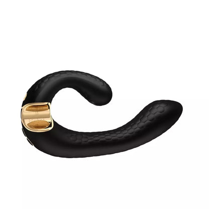 Shunga MIYO Black dviejų variklių silikoninė intymi sistema 185 mm