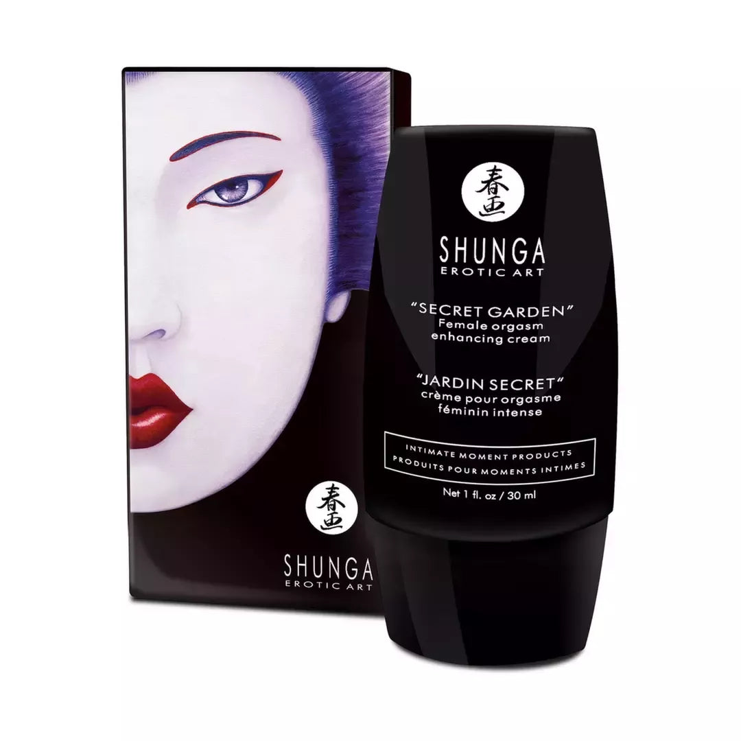 Shunga Secret Garden stimuliuojamasis kremas moterims, 30 ml